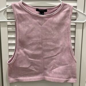 Light Pink Ribbed Tank